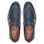 Mocassim Modena Azul Solado de Borracha