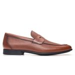 Mocassim Modena Tan Solado de Borracha