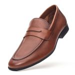 Mocassim Modena Tan Solado de Borracha