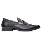 Mocassim Mantova Preto Solado de Borracha