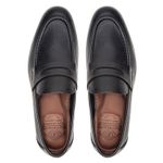 Mocassim Modena Preto Solado de Borracha