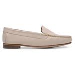 Mocassim Feminino de Couro com Solado de Couro 9014 Nude