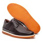 Sapato Casual de Couro Chocolate P32