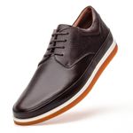 Sapato Casual de Couro Chocolate P32