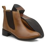 Bota Chelsea Feminina Caramelo S17