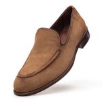 Mocassim Masculino Nuts Solado de Couro
