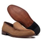 Mocassim Masculino Nuts Solado de Couro