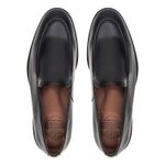 Mocassim Masculino de Couro Abruzzo Preto