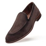 Mocassim Masculino de Couro Café