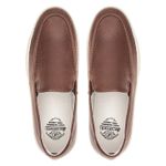 Sapatênis Masculino Slip-on de Couro Tan