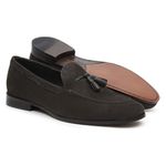 Mocassim Masculino Velour Café VLS004