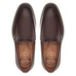 Mocassim Masculino de Couro Café