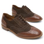 Sapato Feminino Oxford Marrom VR13