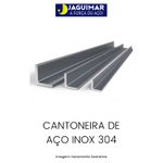 CANTONEIRA INOX 304 1 1/2" x 3/16" (38,105 x 4,75 MM) 