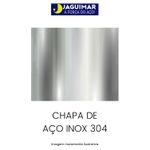 CHAPA DE INOX 304 3/8" (9,52 MM)