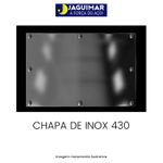CHAPA DE AÇO INOX 430 1,00 MM
