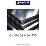 CHAPA DE AÇO INOX 430 1,00 MM