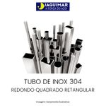 TUBO INOX 304 RETANGULAR 30 X 20 X 1,5 MM 
