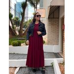 Vestido Laura Cereja