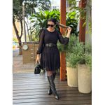 Vestido Margarida Preto