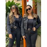 Jaqueta jeans Preta