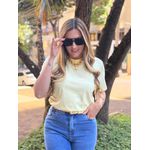 T-SHIRT AMARELA PASTEL 
