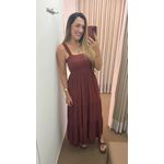 Vestido Agata Marrom