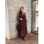 Vestido Agata Marrom