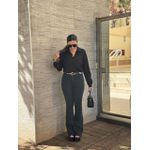 Calça Jeans Flare Preta