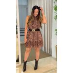 Vestido Florença Onça