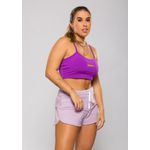Short Babi Moletom Lilas