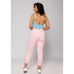 Calça Moletom Rosa Bebê