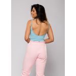 Calça Moletom Rosa Bebê