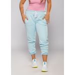 Calça Moletom Azul Bebê