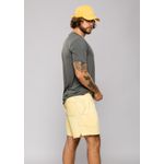 Bermuda Moletom Amarelo Bebê