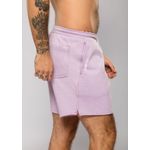 Bermuda Moletom Lilas