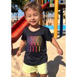 Camiseta Kids Tennis Preta