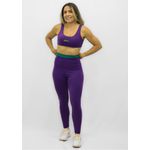 Calça Legging Profile Mix Roxo