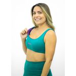 Top Beth Mix Roxo e Verde