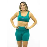 Top Beth Mix Roxo e Verde