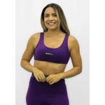 Top Beth Mix Roxo e Verde