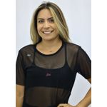 Babylook Tule Preta