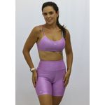 Top Aline Glow Lilas e Azul Bebe