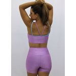 Short Fit Glow Lilas