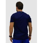 Camiseta UV Marinho det. Verde