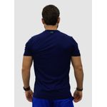 Camiseta UV Marinho det. Verde