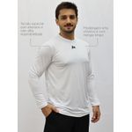 Camiseta Manga Longa Branca