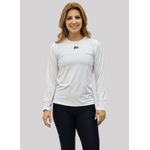 Babylook Manga Longa Branca