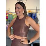 Cropped Sofia Glow Chocolate