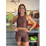 Cropped Sofia Glow Chocolate